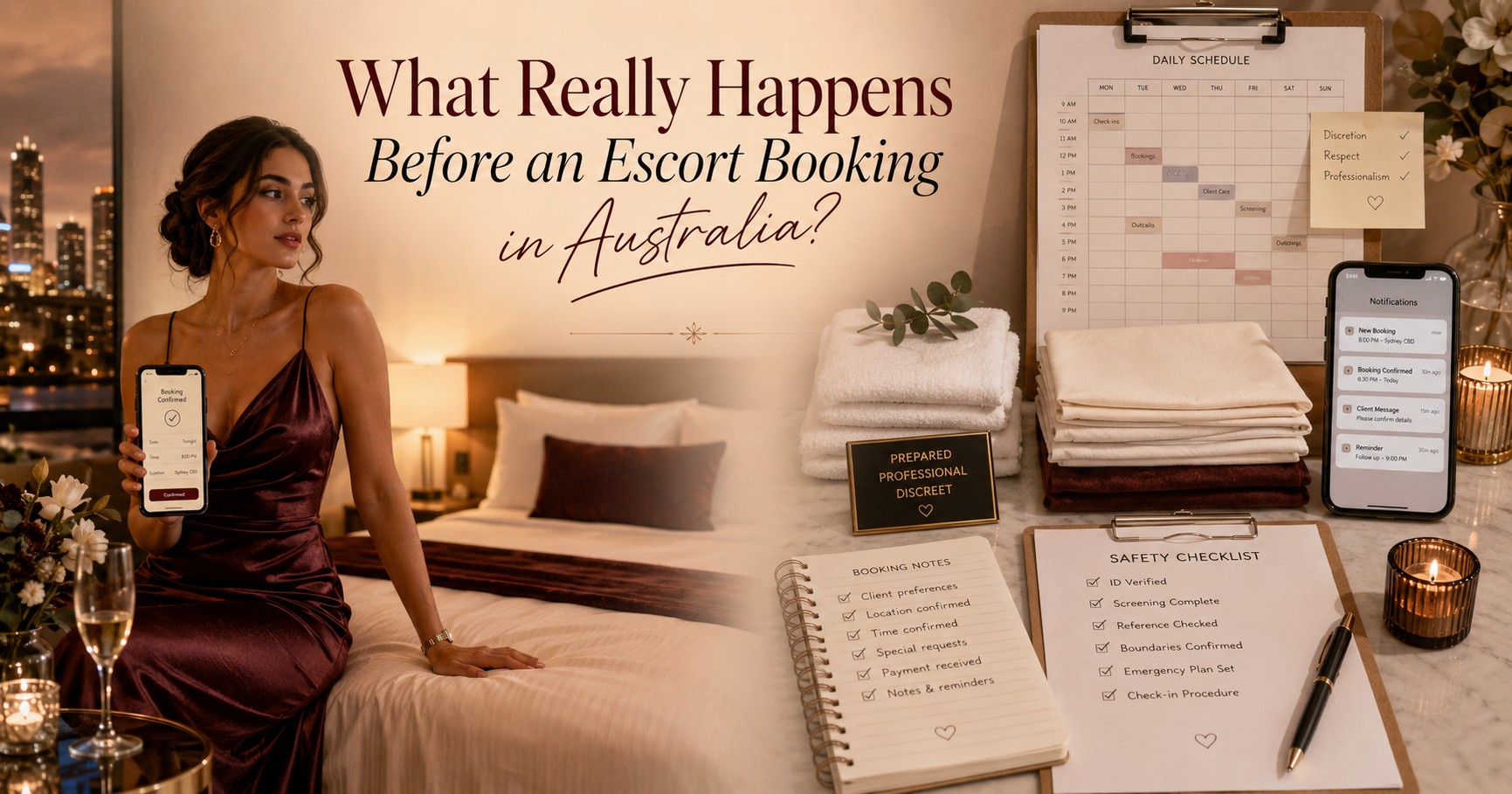 What Really Happens Before an Escort Booking in Australia?